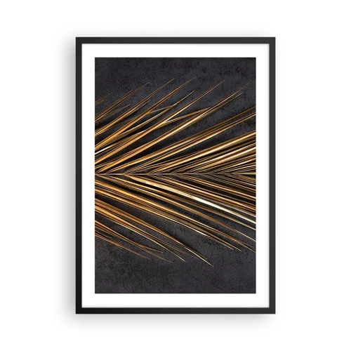 Poster in einem schwarzem Rahmen - Das Gold der Tropen - 50x70 cm