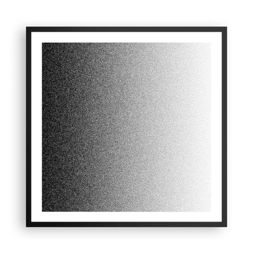Poster in einem schwarzem Rahmen - Dem Licht entgegen - 60x60 cm