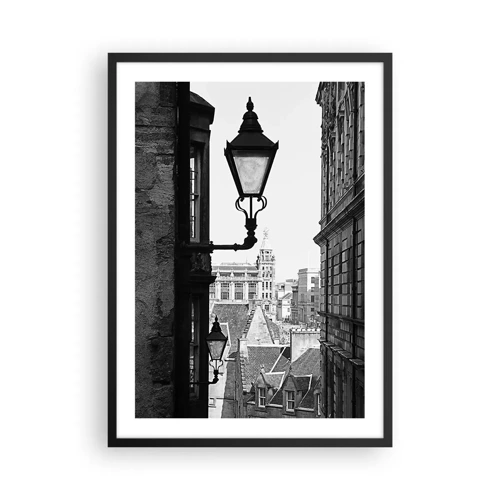 Poster in einem schwarzem Rahmen - Die Edinburgh-Geschichte - 50x70 cm