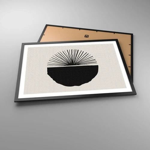 Poster in einem schwarzem Rahmen - Eine Reihe von Möglichkeiten - 70x50 cm