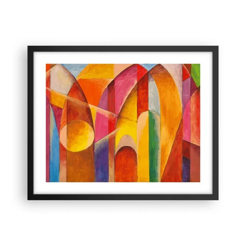 Poster in einem schwarzem Rahmen - Kathedrale der Sonne - 50x40 cm