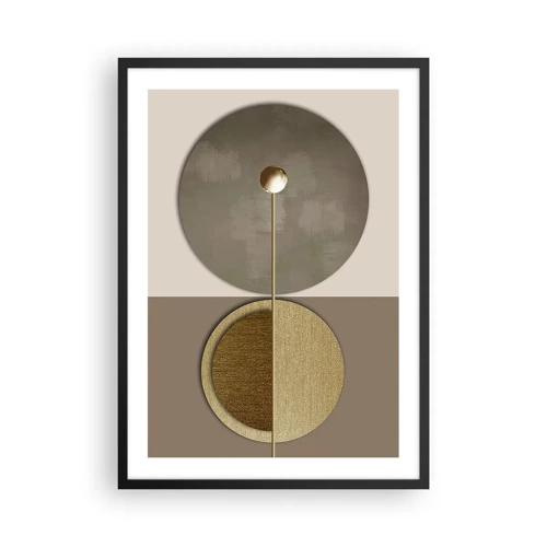 Poster in einem schwarzem Rahmen - Perfekte Balance - 50x70 cm