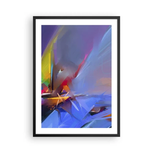 Poster in einem schwarzem Rahmen - Propeller wie ein Vogel - 50x70 cm