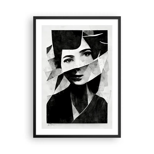 Poster in einem schwarzem Rahmen - So, wie du wirklich bist… - 50x70 cm