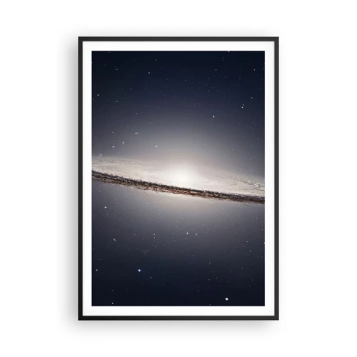 Poster in einem schwarzem Rahmen - Vor langer Zeit in einer weit entfernten Galaxie ... - 70x100 cm