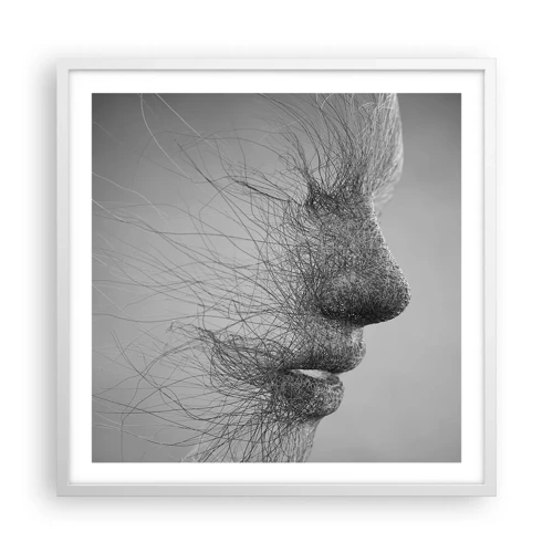 Poster in einem weißen Rahmen - Der Geist des Windes - 60x60 cm