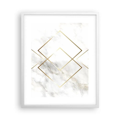 Poster in einem weißen Rahmen - Ein Blick in die Unendlichkeit - 40x50 cm