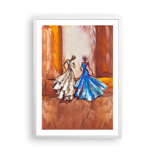 Poster in einem weißen Rahmen - Ein dankbares Duo - 50x70 cm