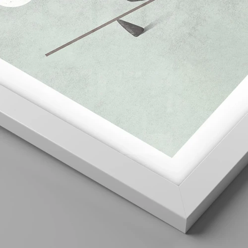 Poster in einem weißen Rahmen - Erfüllte Träume - 40x30 cm