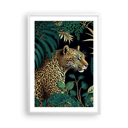 Poster in einem weißen Rahmen - Gastgeber im Dschungel - 50x70 cm