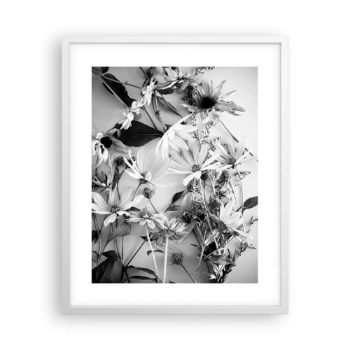 Poster in einem weißen Rahmen - Kein Blumenstrauß - 40x50 cm
