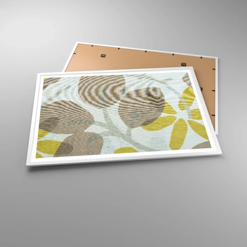 Poster in einem weißen Rahmen - Komposition in voller Sonne - 100x70 cm