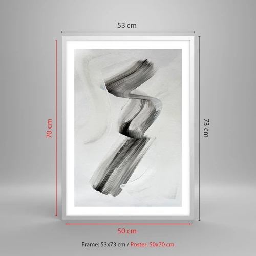 Poster in einem weißen Rahmen - Lässig zum Spaß - 50x70 cm
