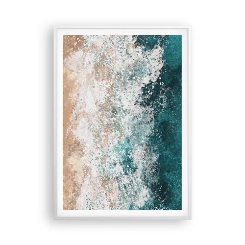 Poster in einem weißen Rahmen - Meeresgeschichten - 70x100 cm