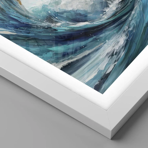 Poster in einem weißen Rahmen - Meeresportal - 40x40 cm