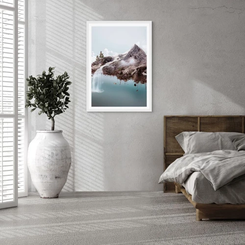 Poster in einem weißen Rahmen - Mit dem Auge eines Surrealisten - 30x40 cm