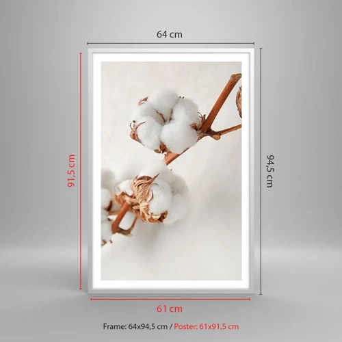 Poster in einem weißen Rahmen - Nur umarmen - 61x91 cm