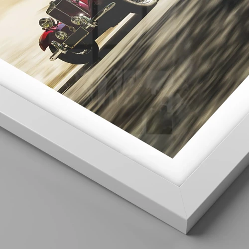 Poster in einem weißen Rahmen - Schöner als Nike von Samothrake - 30x30 cm