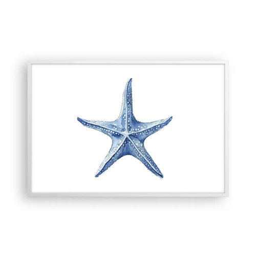 Poster in einem weißen Rahmen - Stern des Meeres - 91x61 cm