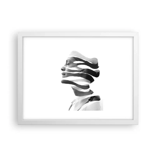 Poster in einem weißen Rahmen - Surreales Porträt - 40x30 cm