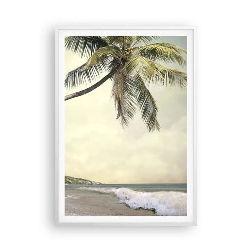 Poster in einem weißen Rahmen - Tropischer Traum - 70x100 cm