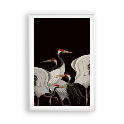 Poster in einem weißen Rahmen - Vogelsachen - 61x91 cm