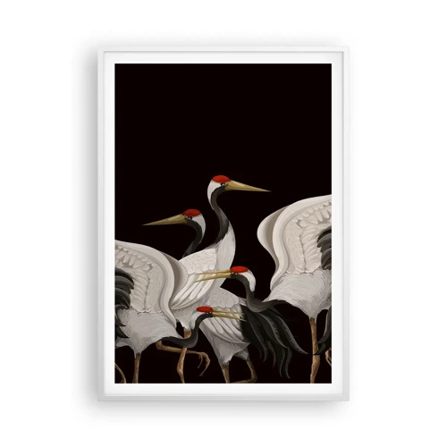 Poster in einem weißen Rahmen - Vogelsachen - 70x100 cm