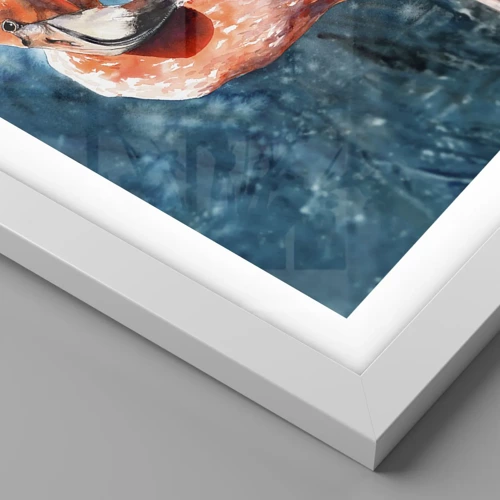Poster in einem weißen Rahmen - Von Natur aus dekorativ - 60x60 cm