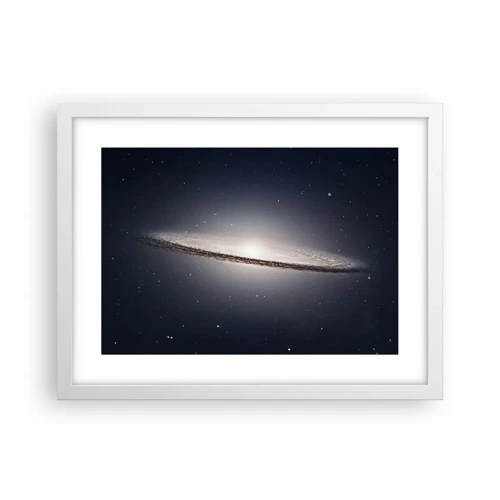 Poster in einem weißen Rahmen - Vor langer Zeit in einer weit entfernten Galaxie ... - 40x30 cm