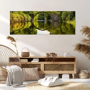 Bild auf Leinwand - Leinwandbild - An der Kreuzung zweier Welten - 140x50 cm