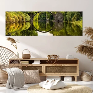 Bild auf Leinwand - Leinwandbild - An der Kreuzung zweier Welten - 160x50 cm