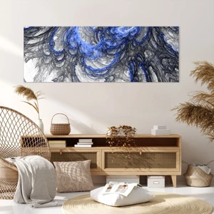 Bild auf Leinwand - Leinwandbild - Die Geburt einer Welle - 140x50 cm