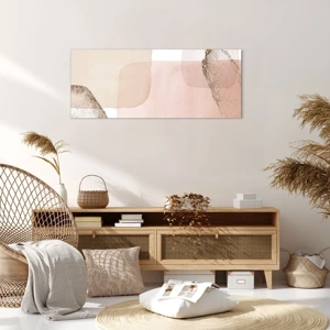 Bild auf Leinwand - Leinwandbild - Ein Blick durch die Farbe - 120x50 cm