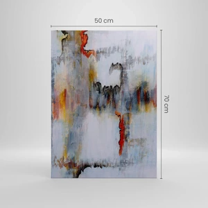 Bild auf Leinwand - Leinwandbild - Ein Stock auf dem Wasser - 50x70 cm