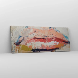 Bild auf Leinwand - Leinwandbild - Es weckt die Sinne - 100x40 cm