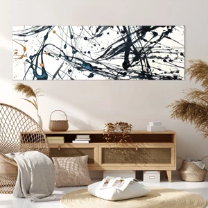 Bild auf Leinwand - Leinwandbild - Expressionistische Abstraktion - 160x50 cm