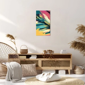 Bild auf Leinwand - Leinwandbild - Komposition – eine Explosion der Freude - 45x80 cm