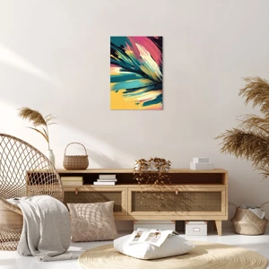 Bild auf Leinwand - Leinwandbild - Komposition – eine Explosion der Freude - 50x70 cm