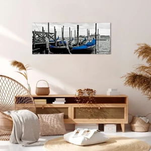 Bild auf Leinwand - Leinwandbild - Nachdenkliches Venedig - 100x40 cm