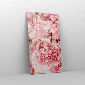 Bild auf Leinwand - Leinwandbild - Rosa Traum - 45x80 cm