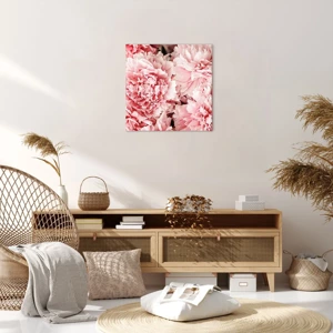 Bild auf Leinwand - Leinwandbild - Rosa Traum - 50x50 cm