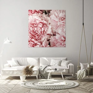 Bild auf Leinwand - Leinwandbild - Rosa Traum - 50x50 cm