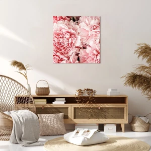 Bild auf Leinwand - Leinwandbild - Rosa Traum - 60x60 cm