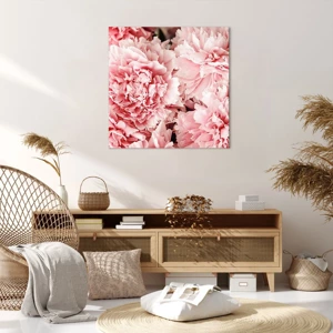 Bild auf Leinwand - Leinwandbild - Rosa Traum - 70x70 cm