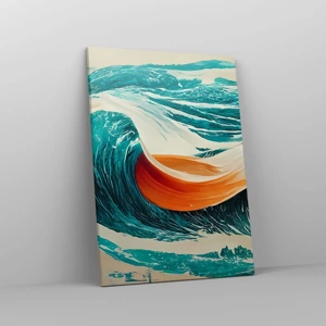 Bild auf Leinwand - Leinwandbild - Traum eines Surfers - 50x70 cm