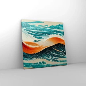 Bild auf Leinwand - Leinwandbild - Traum eines Surfers - 60x60 cm