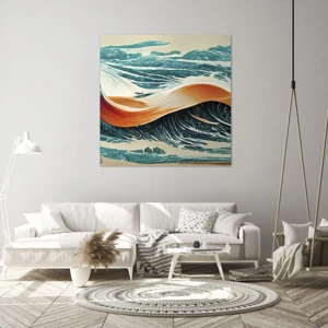 Bild auf Leinwand - Leinwandbild - Traum eines Surfers - 60x60 cm