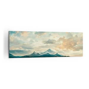 Bild auf Leinwand - Leinwandbild - Unter dem Schutz des Himmels - 160x50 cm