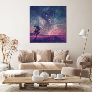 Bild auf Leinwand - Leinwandbild - Unter dem magischen Himmel - 70x70 cm