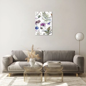 Glasbild - Bild auf glas - Polnisches Herbarium - 50x70 cm